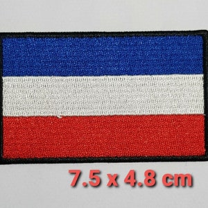Duitse vlag kleine patch om op te strijken, strijkplaatje, strijkpatches, maat 4,5 x 3,0 cm