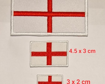 ENGLAND Flag Patch UK GB England Embroidered Iron Sew On British badge