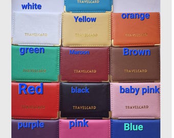 Card holder bus pass rail card travel card holder pocket wallet cover