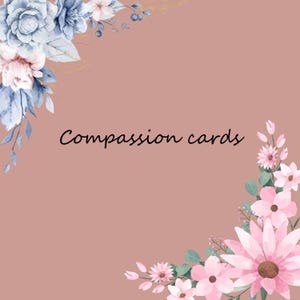 Cartes de compassion | Soyez gentil avec vous-même | Affirmations imprimables sur les soins personnels | Téléchargement numérique