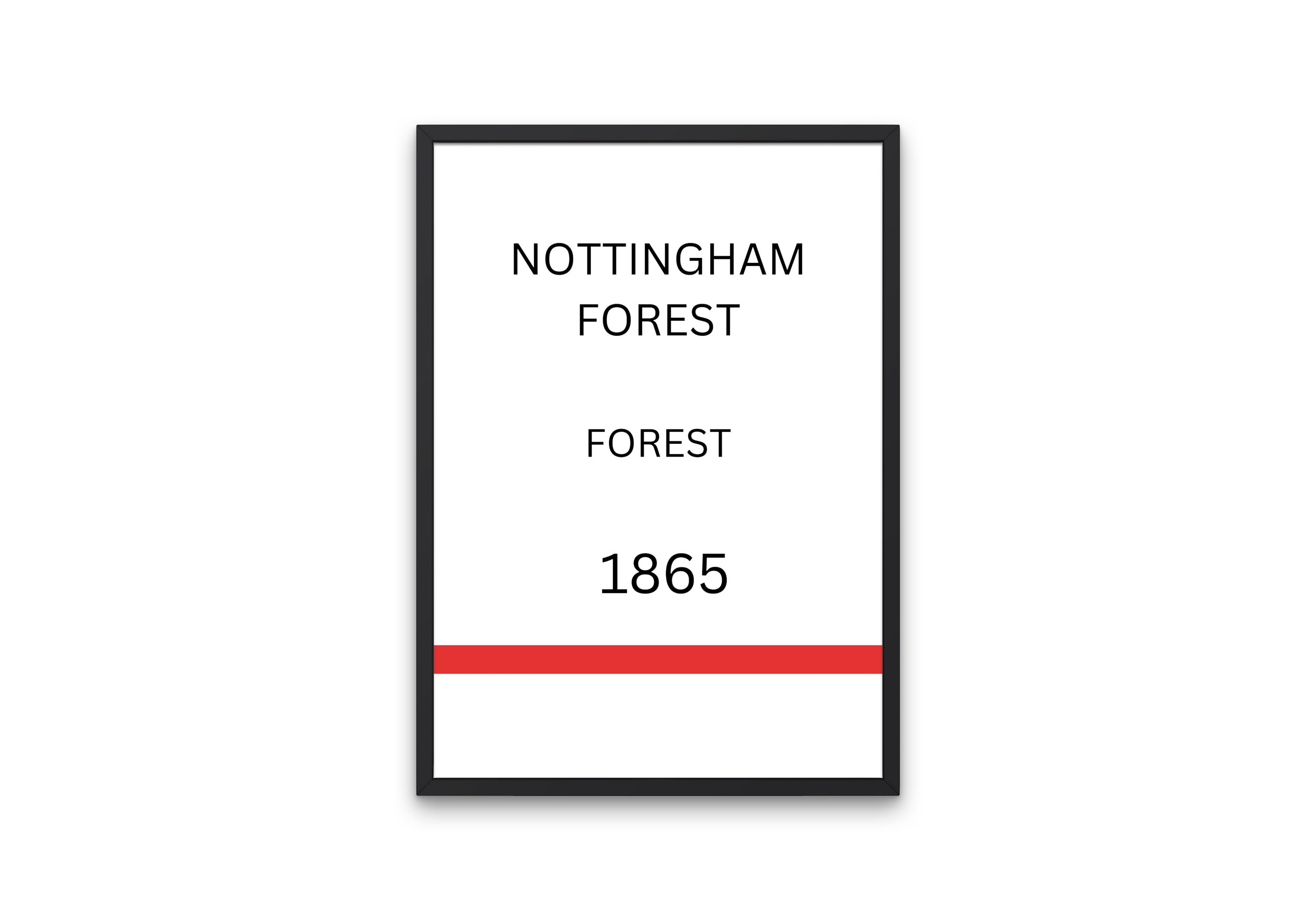 Printable Nottingham Forest Poster Nottingham Forest Fc Etsy