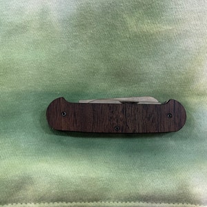 Wood Pocket Knife