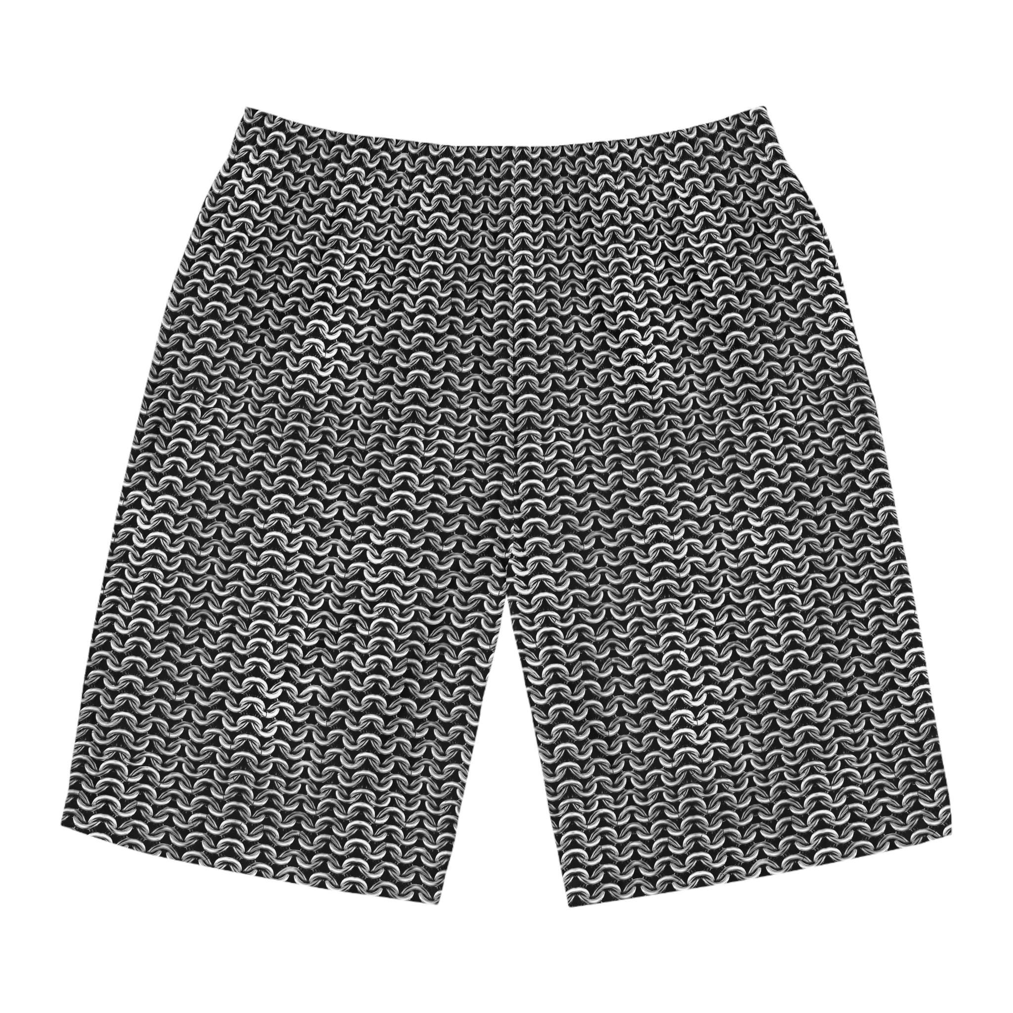 Men's Board Shorts (AOP) Chainmail Print Pattern - Etsy