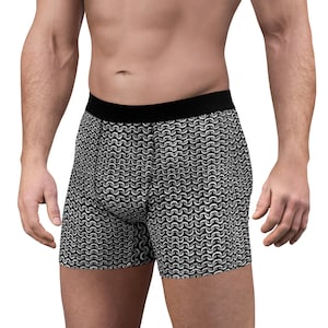 Chainmail pattern Men&#39;s Boxer Briefs