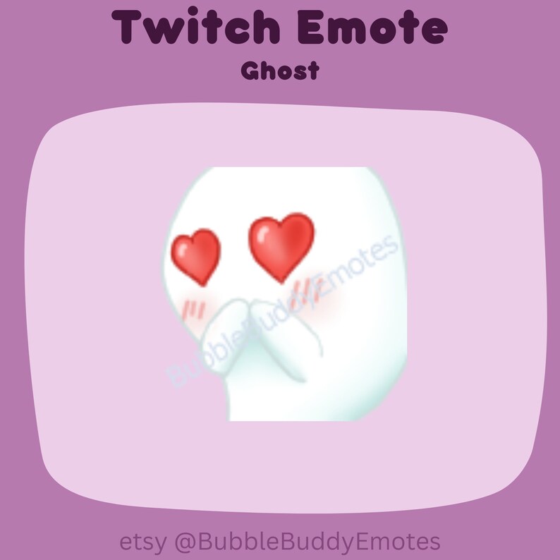 Ghost Twitch Emote/emote Pack / Twitch Emote / Spooky Emote/cute Emote ...