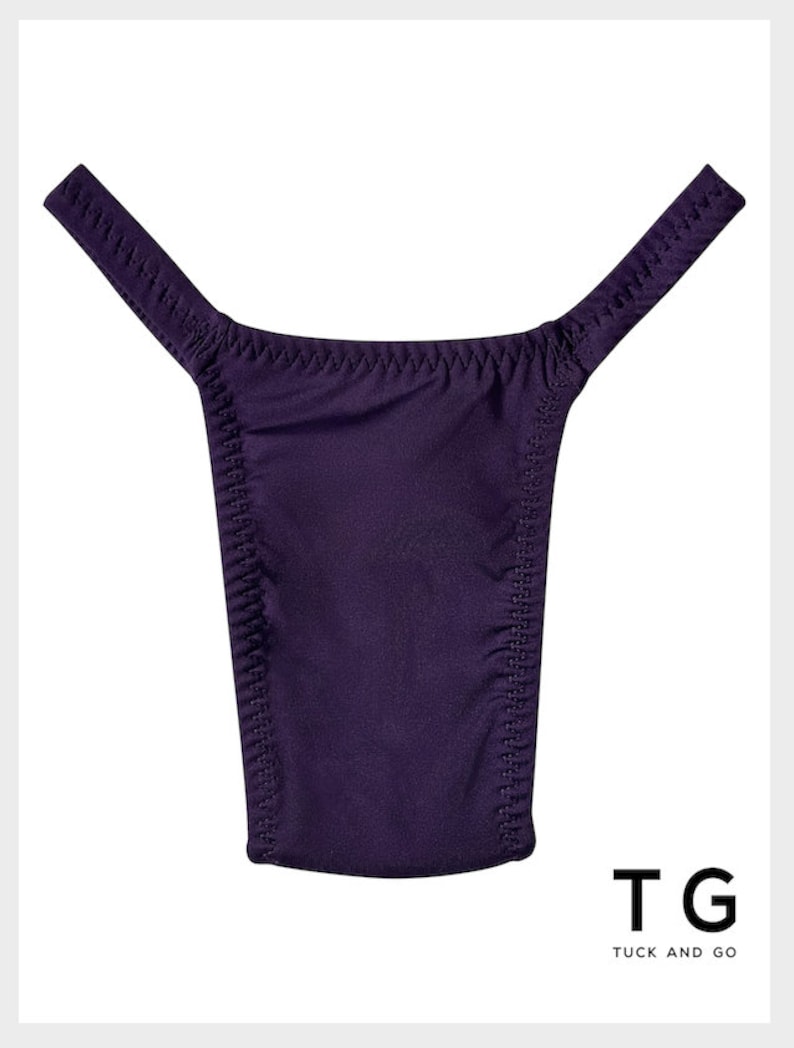 Yellow Transgender TUCKING Gaff Trans Tuck and Go High Waist Tucking