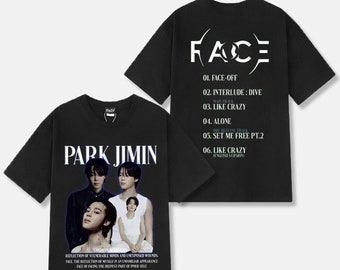 Park Jimin Face T Shirt, Jimin Shirt