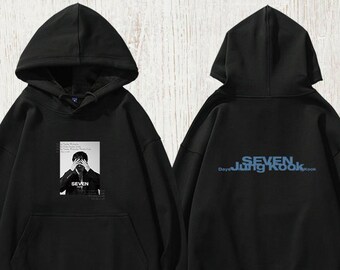 Jungkook SEVEN Hoodie, Bangtan Jungkook Hoodie, Solo Single Seven Support