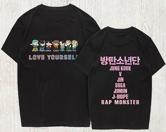 Love Yourself Shirt Suga V Jimin Jungkook J-Hope Rap Monster T Shirt