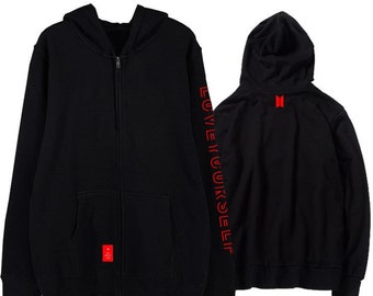 Love Yourself World Tour Zip Up Hoodie