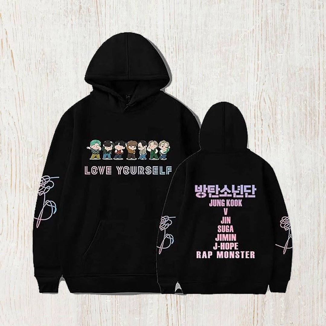 Hooded Sweatshirt Bts Love Yourself Hoodie Hooded Sweatshirt Cheap