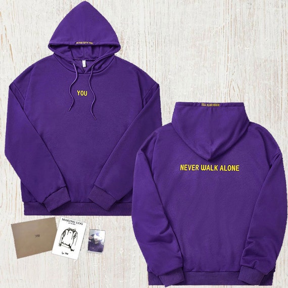 Shop Bts Jimin Hoodie Jacket You Never Walk Alone online