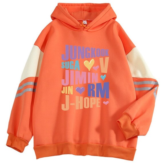 Jimin hotsell red hoodie