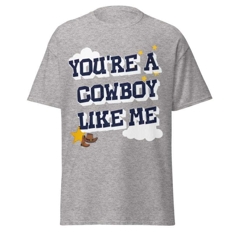 Cowboy Like Me Shirt, Toy Story TS Inspired Tee, Western Disney Apparel, Funny Cowboy Graphic Shirt, Retro Country Music Gift