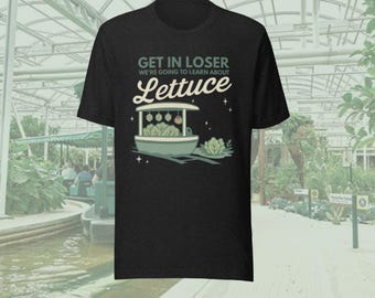 Camiseta divertida de EPCOT Living with the Land con diseño de lechuga, camiseta para adultos con temática de parques temáticos.