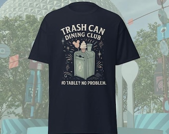Camiseta del Club de Comedores con Canes de Trash de EPCOT, Camiseta Divertida para Amantes de la Comida de Parques Temáticos