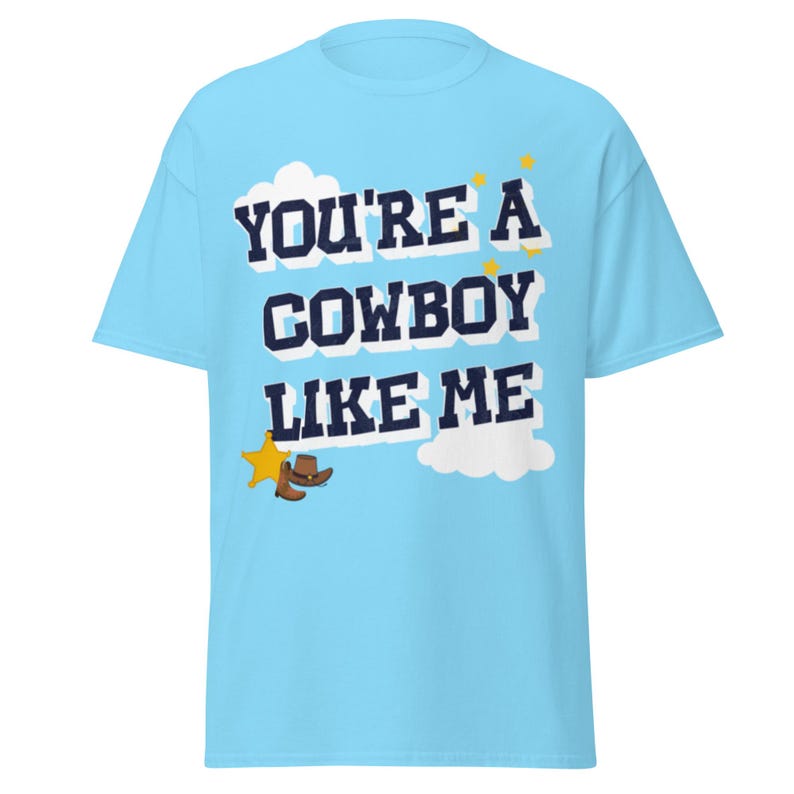 Cowboy Like Me Shirt, Toy Story TS Inspired Tee, Western Disney Apparel, Funny Cowboy Graphic Shirt, Retro Country Music Gift
