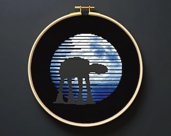 Star Wars Cross Stitch Pattern - ATAT Walker