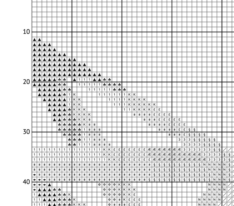 Dungeons and Dragons Cross Stitch Chart, Dnd D20 Dice Embroidery (PDF ...