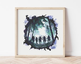 Dungeons and Dragons Cross Stitch Pattern