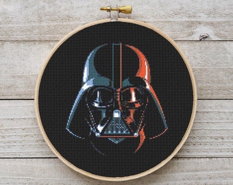 Darth Vader Cross Stitch Pattern