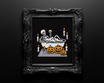 Modèle de point de croix Halloween PDF