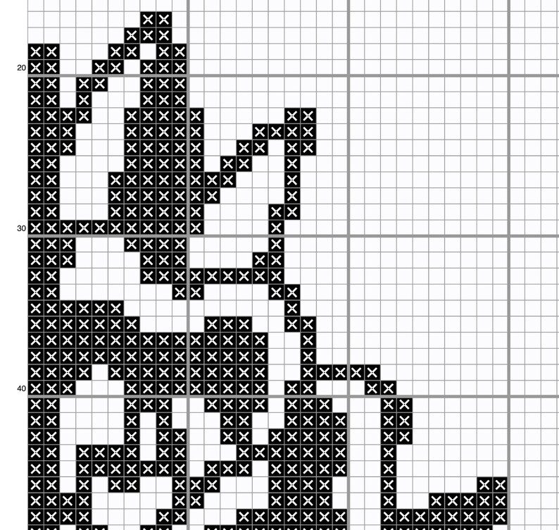 Classic Tattoo Cross Stitch Pattern Flowers Cross Stitch Etsy UK