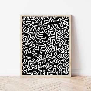 Pop Art Cross Stitch Pattern, Comics Cross Stitch Chart, Abstract Cross Stitch, Digital Download PDF, Embroidery, Counted Cross Stitch
