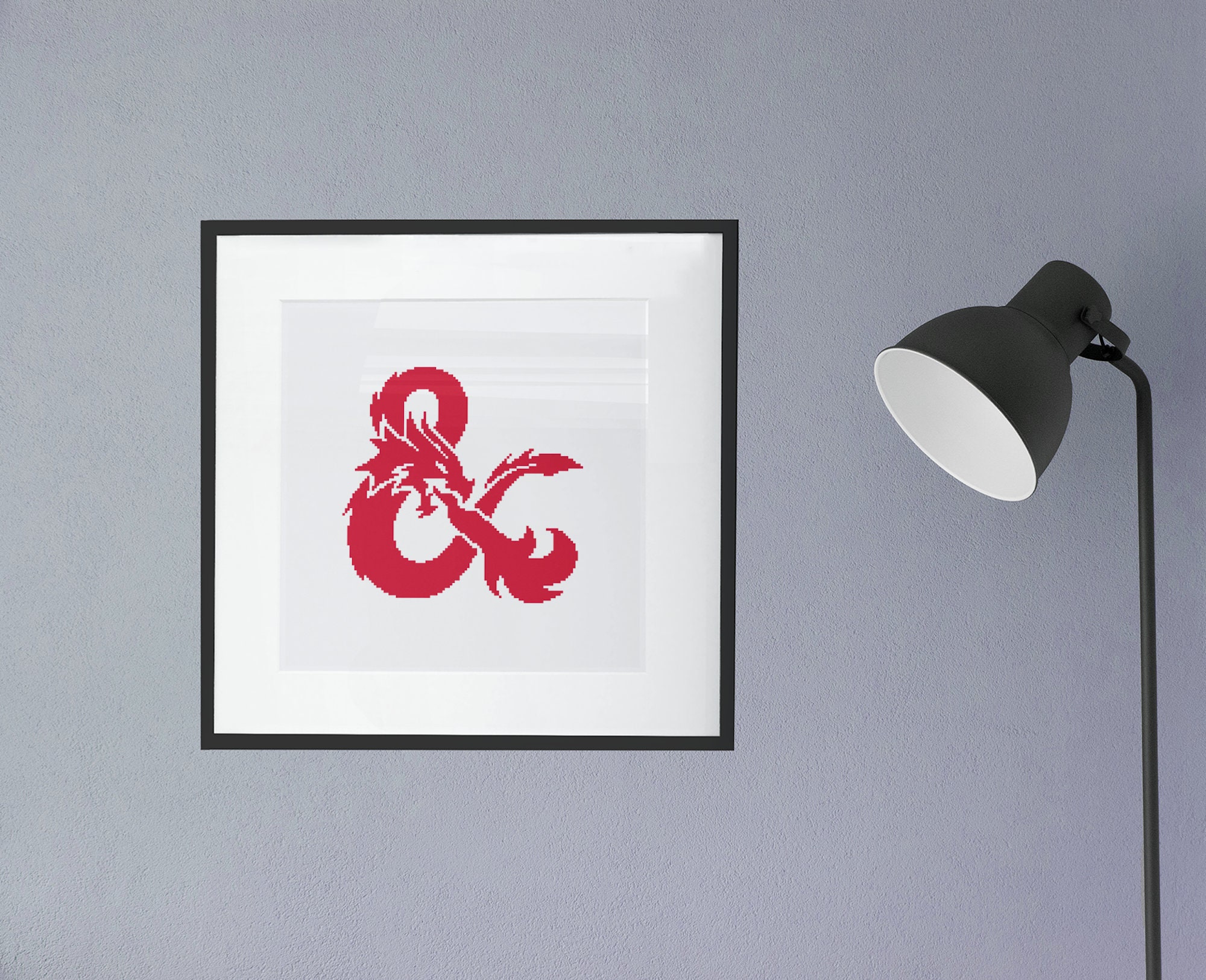 Dungeons and Dragons Cross Stitch Pattern, D20 Dice Dnd Dragon ...