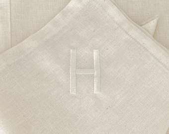 Conjunto de guardanapos de linho natural. Tecido lavável para coquetel. Guardanapo em atacado. Guardanapos para jantares festivos.
