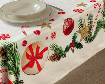 ビニール製クリスマステーブルクロス - Etsy 日本