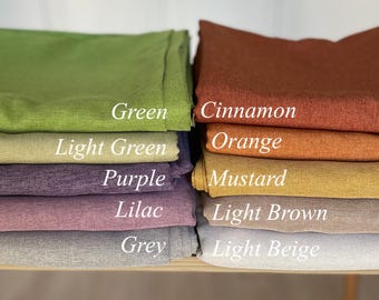 Wrinkle-Free Linen Blend Tablecloth: Thick, Durable & Custom Sizes Available, Events, Restaurants, Easter Table Decor, Housewarming