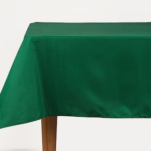 Christmas Green and Red Tablecloth,Waterproof Xmas Gift, Christmas Decor,Round, Rectangle, Square Table Cover, Runner, Holiday Winter Dinner