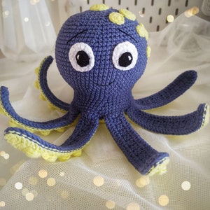 Oktopus Amigurumi Häkelanleitung: Handgemachtes Meeres-Spielzeug (PDF-Häkelanleitung)