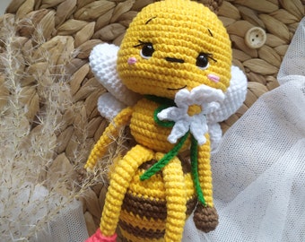 Pattern crochet Bee Amigurumi Handmade Toy Bee