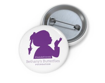 Bethany's Butterflies Button