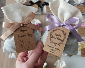 Bulk Personalized Lavender Sachets, Wedding Favors, Baby Shower Gifts, Free Shipping