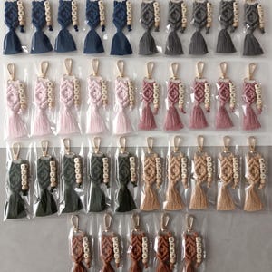 Macrame Name Keyring, Handcrafted Macrame Gifts for Coworkers, Macrame Keychain with wooden name, Gifts for friends, tassel keychain, gifts for her, gifts for him, Bridesmaid Gifts, Maid of Honor Gift, Matron of honor gifts, birthday party favors, personalized name keychain, macrame keychain, name keychain, custom keyring, boho keychain, bridesmaid gift, gift for her, handmade gift, custom name gift, tassel keychain, baby shower gift, teacher gift, gift for friend