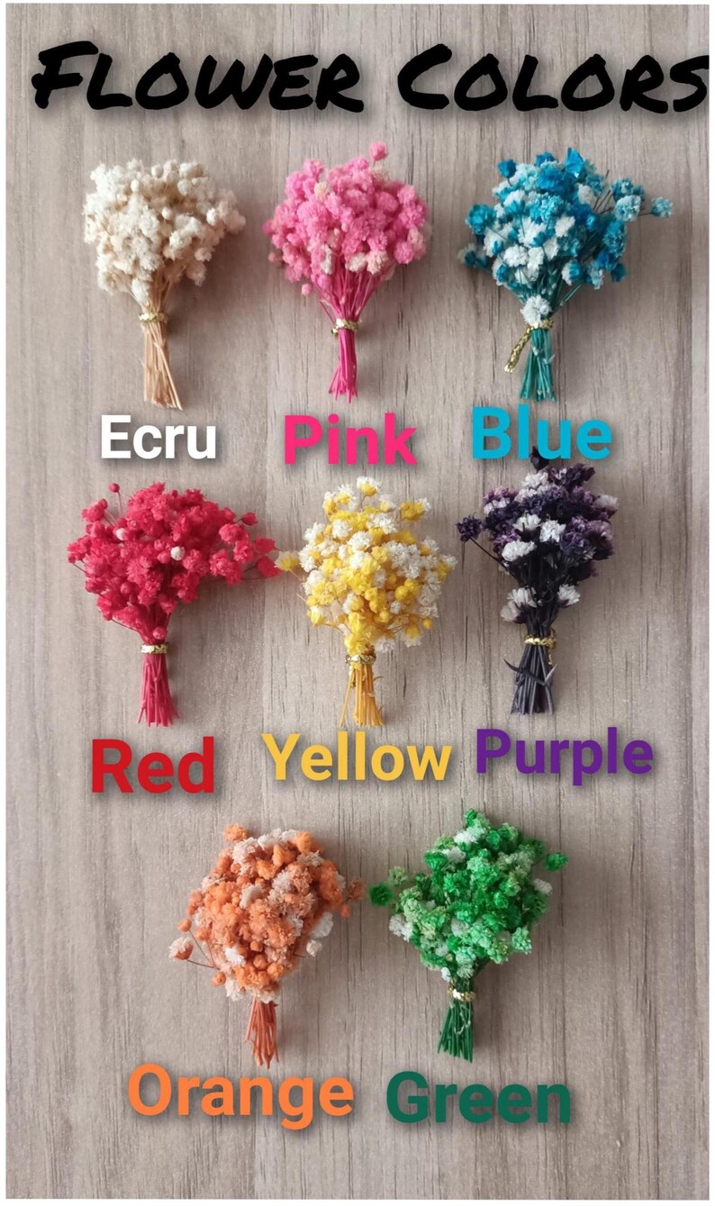 Silver and gold hooks and rings. High quality products for your special day. For these gifts you can select whatever you want because it is your special day and we are here to make it your macrame handmade keychain gift more special and unique. gypsophila flower, macramekeychain with card&dried flower