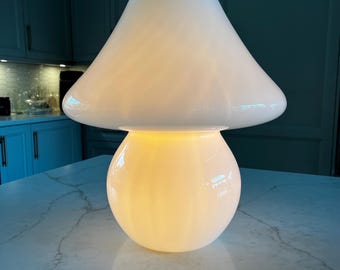 ヴィンテージ スペース エイジ レッド マッシュルーム ランプ