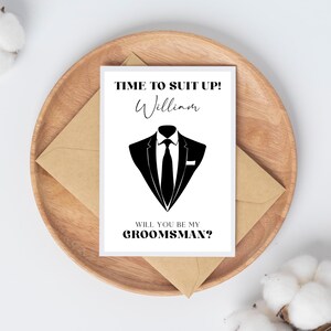 Você será meu padrinho de casamento modelo editável Canva, proposta minimalista de padrinhos para download instantâneo, hora do padrinho se vestir