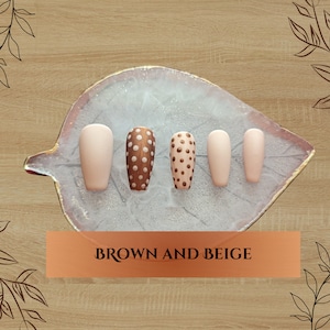 Simple Brown Nails