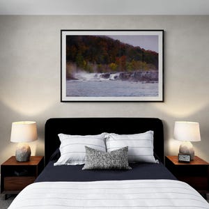 View of West Virginia Waterfalls Autumn Landscape Color Photography Print 1 of 4