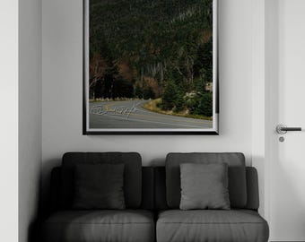 Winding Adirondack Mountain Highway Photo