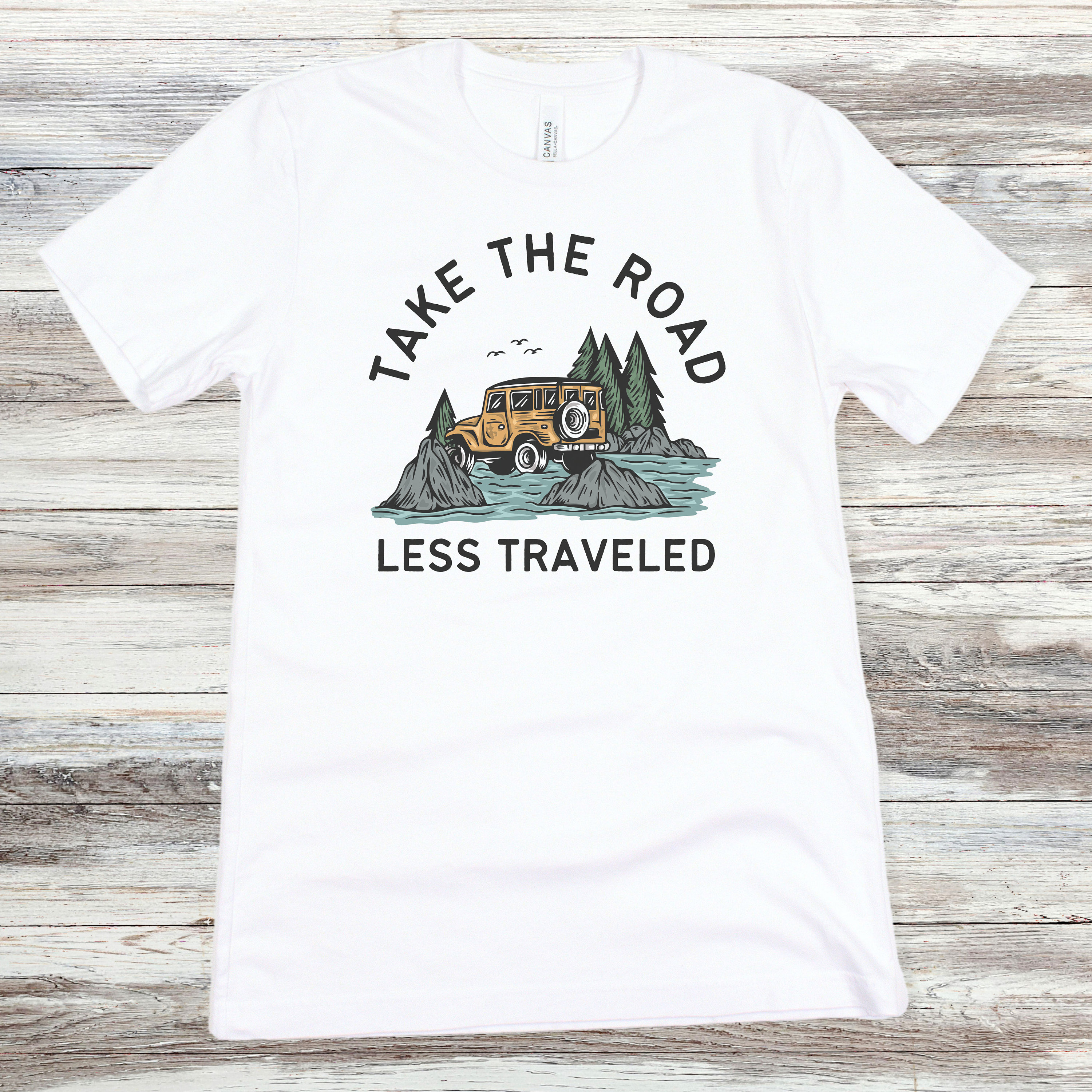 Take the Road Less Traveled T-shirt - Etsy
