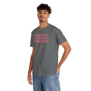 Friends Don't Let Friends Be Michigan Fans Go Bucks Unisex Heavy Cotton Tee