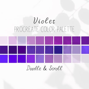 Violet Procreate Color Palette