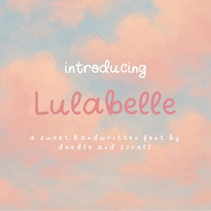 Lulabelle - 甘くてかわいい手書きフォント