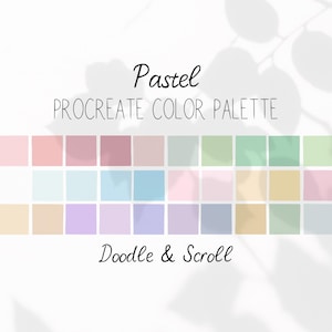 Pastel Procreate Color Palette