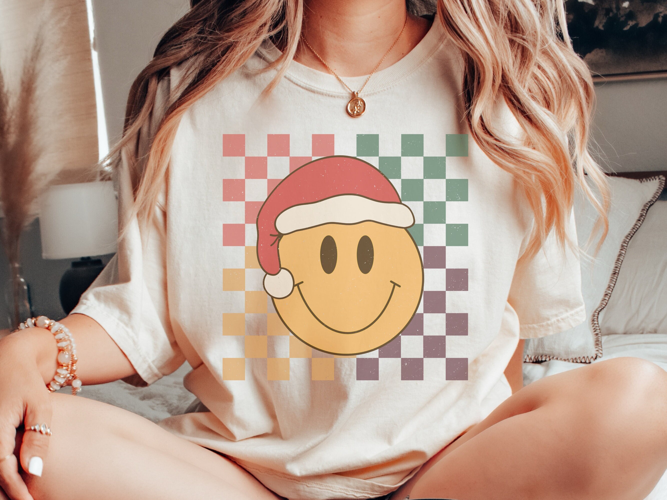 Discover Christmas Smiley Face Shirt, Smiley Faces Shirt, Smile Santa Shirt